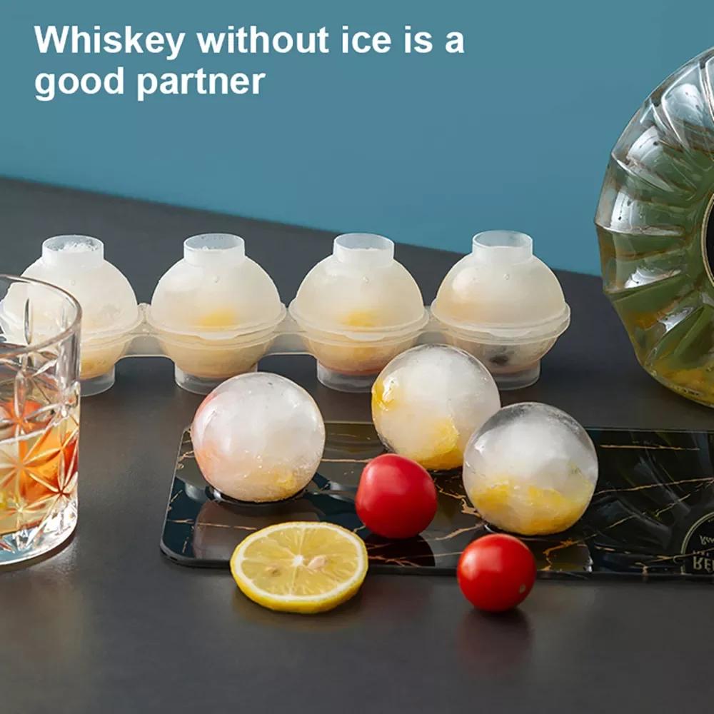 New Ice Hockey Ice Box Molds Sphere Round Ball Ice Cube Makers Bar Party Kitchen Whiskey Cocktail DIY Ice Cream Moul